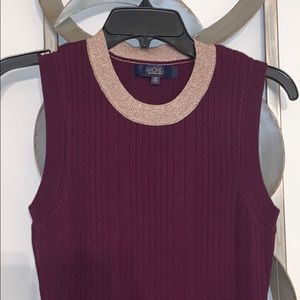 Burgundy Rachel Roy dress